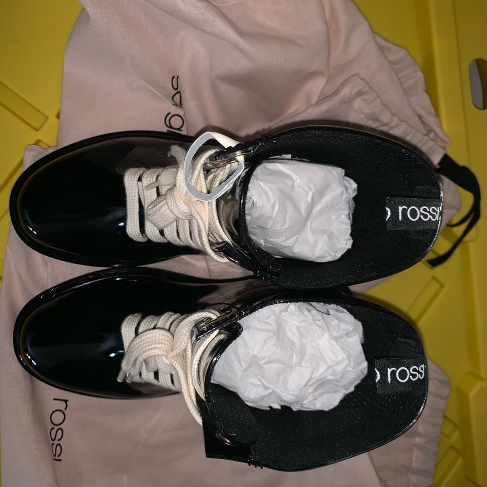 Sergio Rossi Nero jelly boots TPR! - Picture 9 of 11